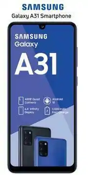 Game Samsung Galaxy A31 Smartphone-Each 2 Year Warranty offer