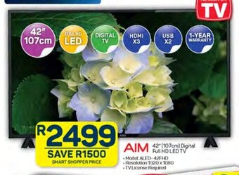 Pick n Pay AIM 42" (107cm) Digital Full HD LED TV offer