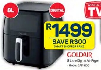 Pick n Pay GOLDAIR 8 Litre Digital Air Fryer offer