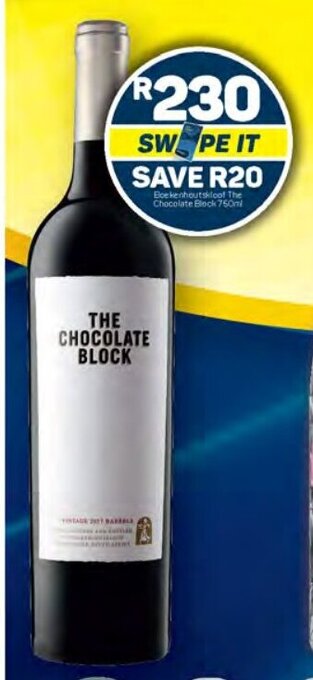 Pick n Pay Boekenhoutskloof The Chocolate Block 750ml offer