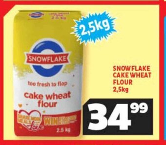 Usave SNOWFLAKE CAKE WHEAT FLOUR 2,5kg offer