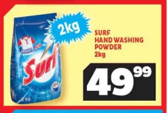 Usave SURF HAND WASHING POWDER 2kg offer
