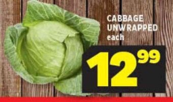 Usave CABBAGE UNWRAPPED offer