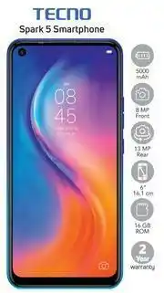 Game Tecno Spark 5 Smartphone-Each offer