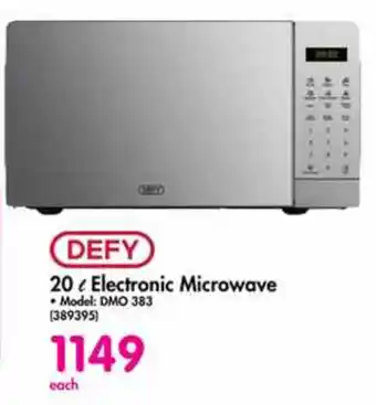 Makro Defy 20 Electronic Microwave offer