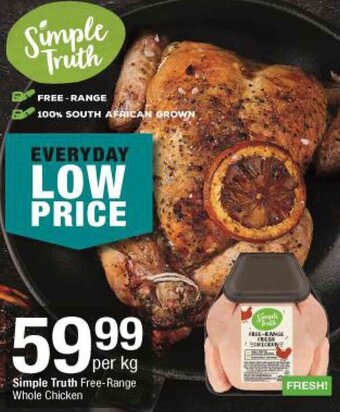Checkers Simple Truth Free-Range Whole Chicken offer