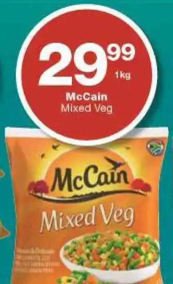 Checkers McCain Mix Veg 1kg offer