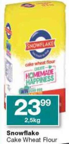 Checkers Snowflake Cake Wheat Flour 2,5kg offer