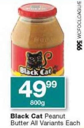 Checkers Black Cat Peanut Butter 800g offer