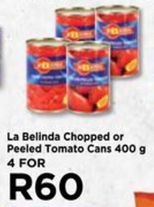 Food Lover's Market La Belinda Chopped or Peeled Tomato Cans 400g offer