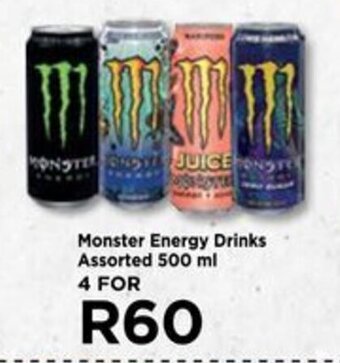 Food Lover's Market Monster Energy Drinks Assorted 500ml offer