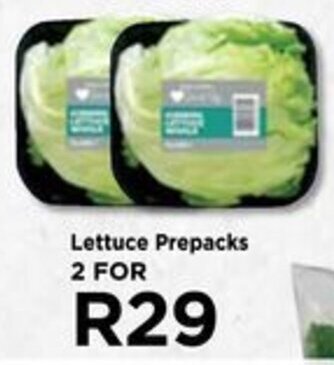 Food Lover's Market Lettuce Prepacks offer