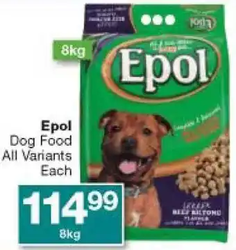 Checkers Epol Dog Food 8kg offer