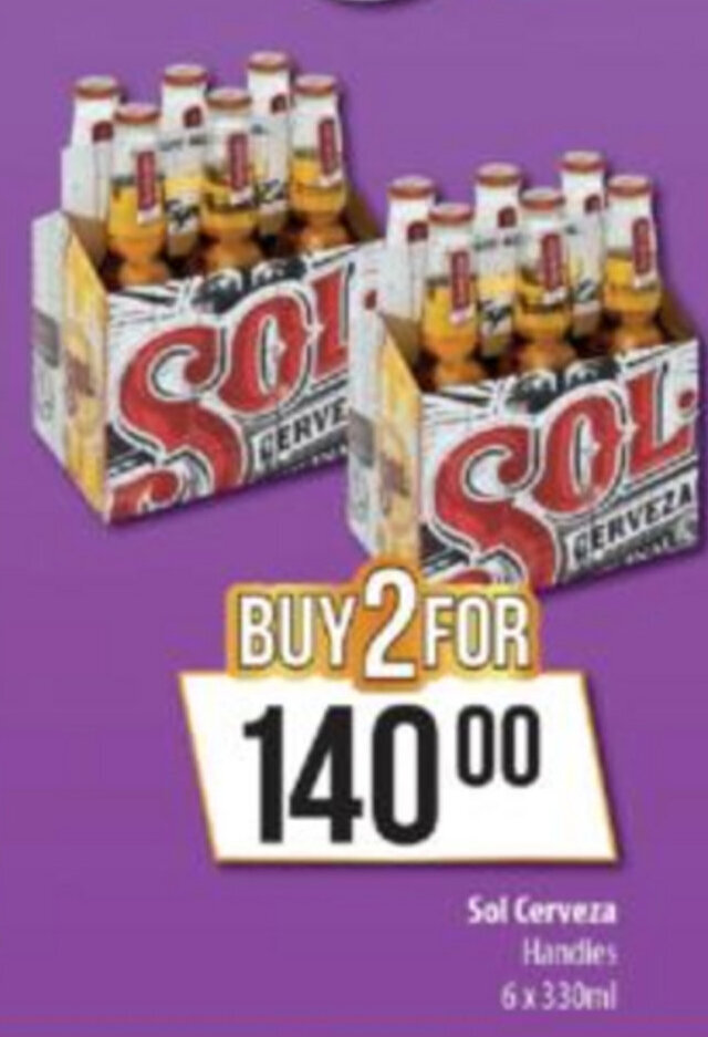 Sol Beer Price Tops