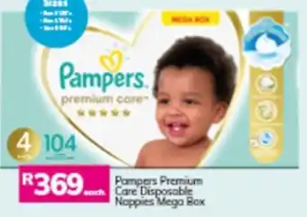 Game Pampers Premium Care Disposable Nappies Mega Box offer