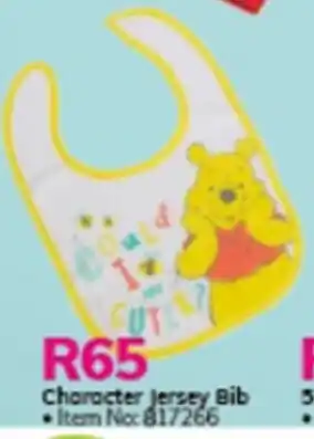 Character Jersey Bib