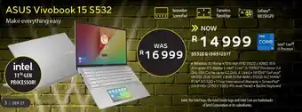 Computer Mania Asus Vivobook 15 S532 offer