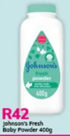 Game Johnson's Fresh Baby Powder 400g offer