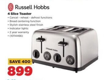HiFi Corp Russell Hobbs 4 Slice Toaster offer