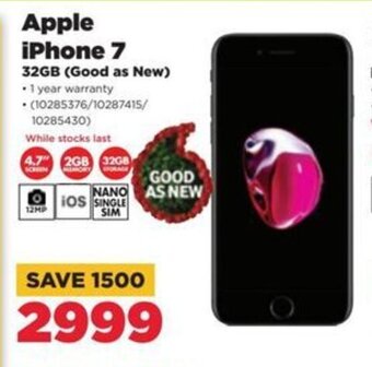 HiFi Corp Apple iPhone 7 32GB (Good as New) offer