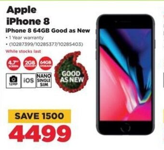 HiFi Corp Apple iPhone 8 64GB Good as New offer