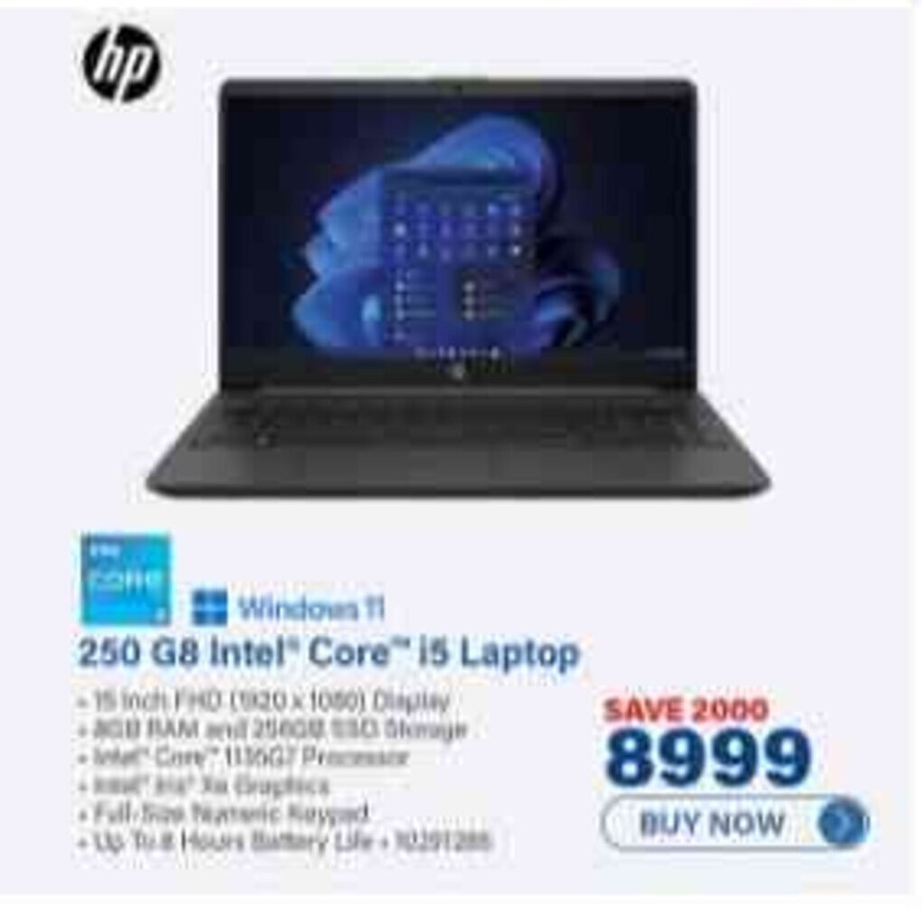 HP 250GB Intel Core i5 Laptop offer at Incredible Connection