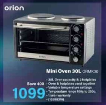 Orion Mini Oven 30L ORMK30