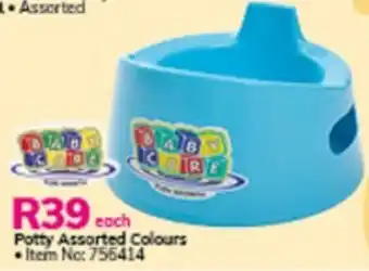 Potty Assorted Colours