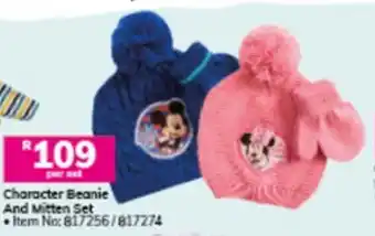 Game Character Beanie and Mitten Set offer