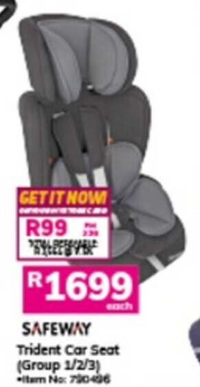 Game Safeway Trident Car Seat offer
