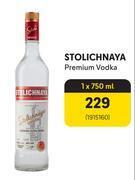 Stolichnaya premium vodka-750ml