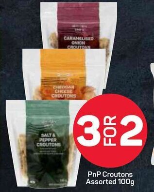 Pick n Pay PnP Croutons Assorted 100g offer