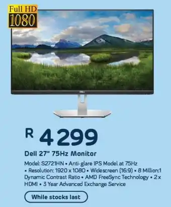 Dell 27" 75Hz Monitor