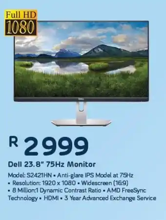Dell 23.8' 75Hz Monitor