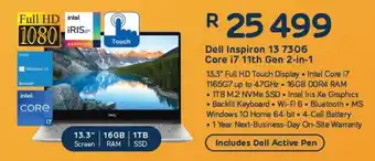 Computer Mania Dell Inspiron 13 7306 Core i7 11th Gen 2-in-1 offer