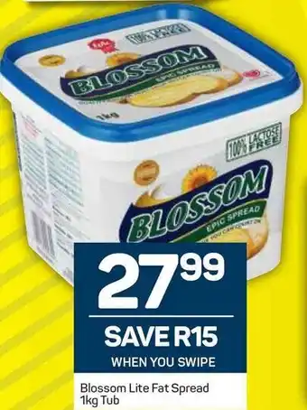 Pick n Pay Blossom Lite Fat Spread 1kg Tub offer