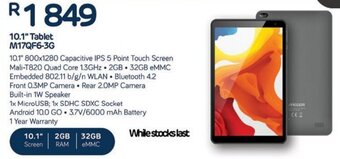 Computer Mania Mecer 10.1'' Tablet M17QF6-3G offer