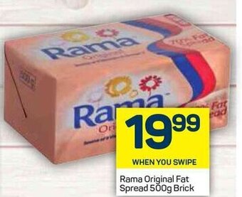 Pick n Pay Rama Original Fat Spread 500g Brick offer