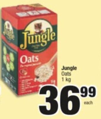 Spar Savemor Jungle Oats 1 kg offer