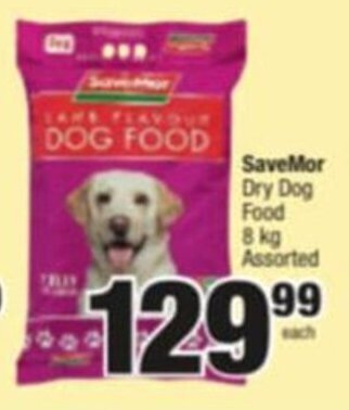Spar Savemor SaveMor Dry Dog Food 8kg Assorted offer