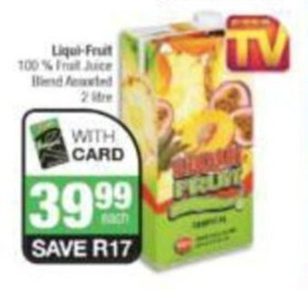 Liqui-Fruit 100% Fruit Juice Blend Assorted 2L