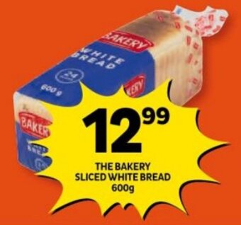 Shoprite THE BAKERY SLICED WHITE BREAD 600g offer