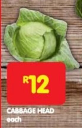 Shoprite CABBAGE HEAD offer