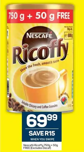 Pick n Pay Nescafé Ricoffy 750g + 50g offer