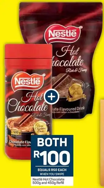 Pick n Pay Nestlé Hot Chocolate 500g and 450g Refill offer