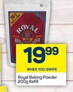 Pick n Pay Royal Baking Powder 200g Refill offer