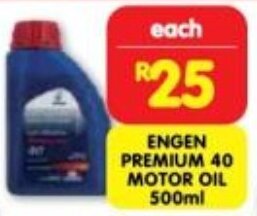 Shoprite ENGEN PREMIUM 40 MOTOR OIL 500ml offer