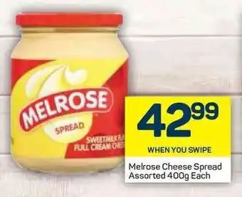 Pick n Pay Melrose Cheese Spread Assorted 400g offer
