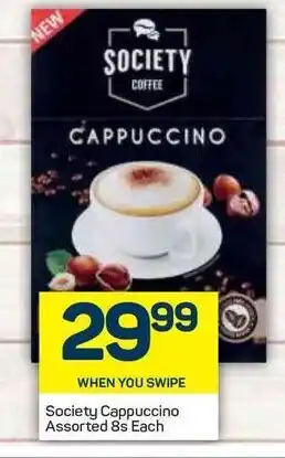 Pick n Pay Society Cappuccino Assorted 8s offer