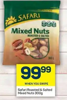 Safari Roasted & Salted Mixed Nuts 300g